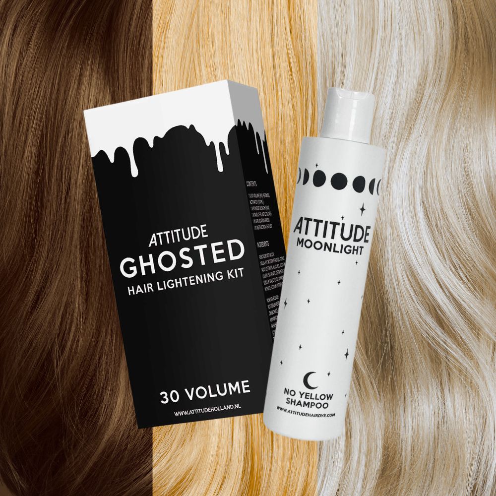 Attitude Hair Dye - The Essential Hair Lightening Routine Kit de teintures capillaires semipermanentes - Blanc